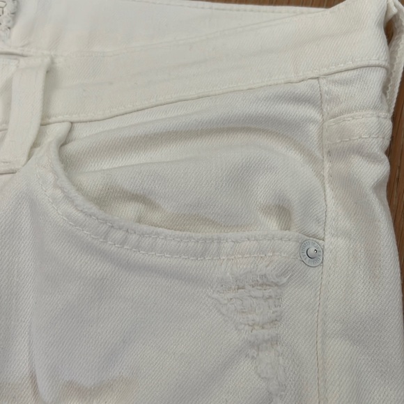 CURRENT/ELLIOT The Fling Jeans in Tattered White - Size 26 - Picture 8 of 16